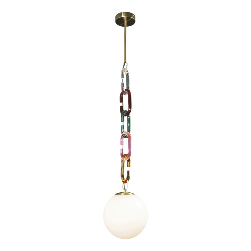 Светильник *20 см, 1*E27*40W, Loft It 10128P Mult Chain, Золото, разноцветный