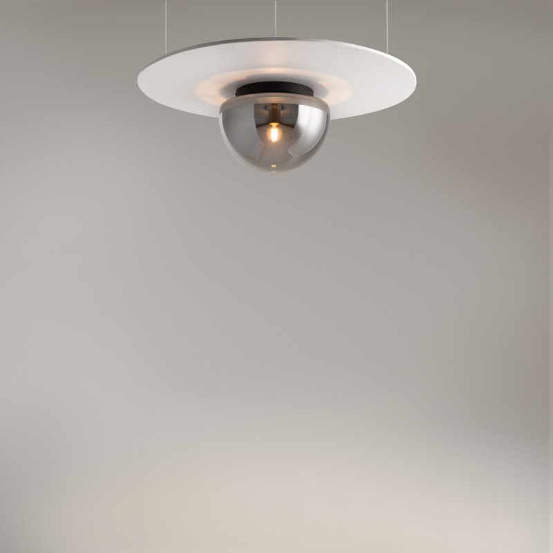 Накладной светильник 31,5*31,5*22 см, 1*E27, 60W, Maytoni Glassy MOD270CL-01B черный