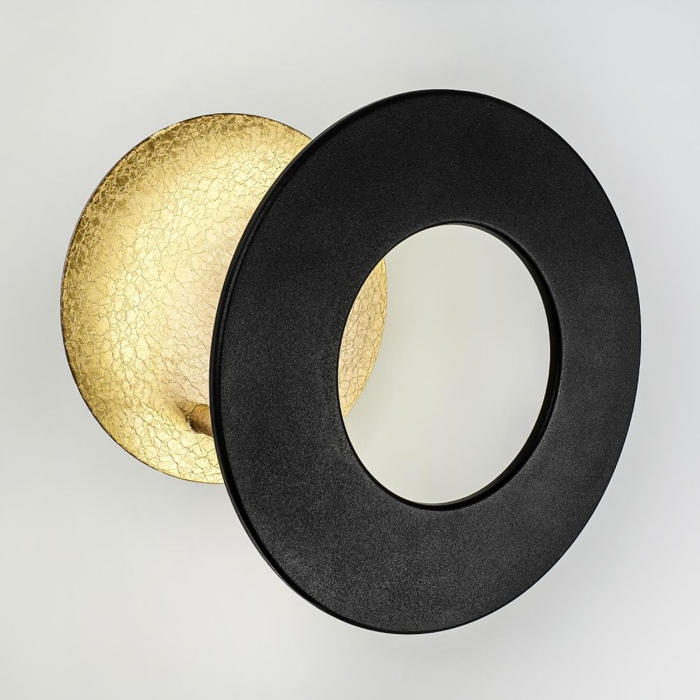 Бра 21 см, 12W, 4200K, Modelux MS.1520.210 Золото, Чёрный