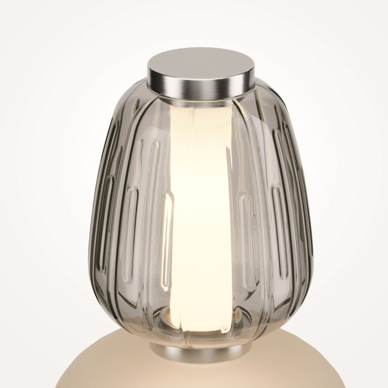 Настольная лампа 68 см, 28W, 3000K, Maytoni MOD267TL-L28CH3K, хром