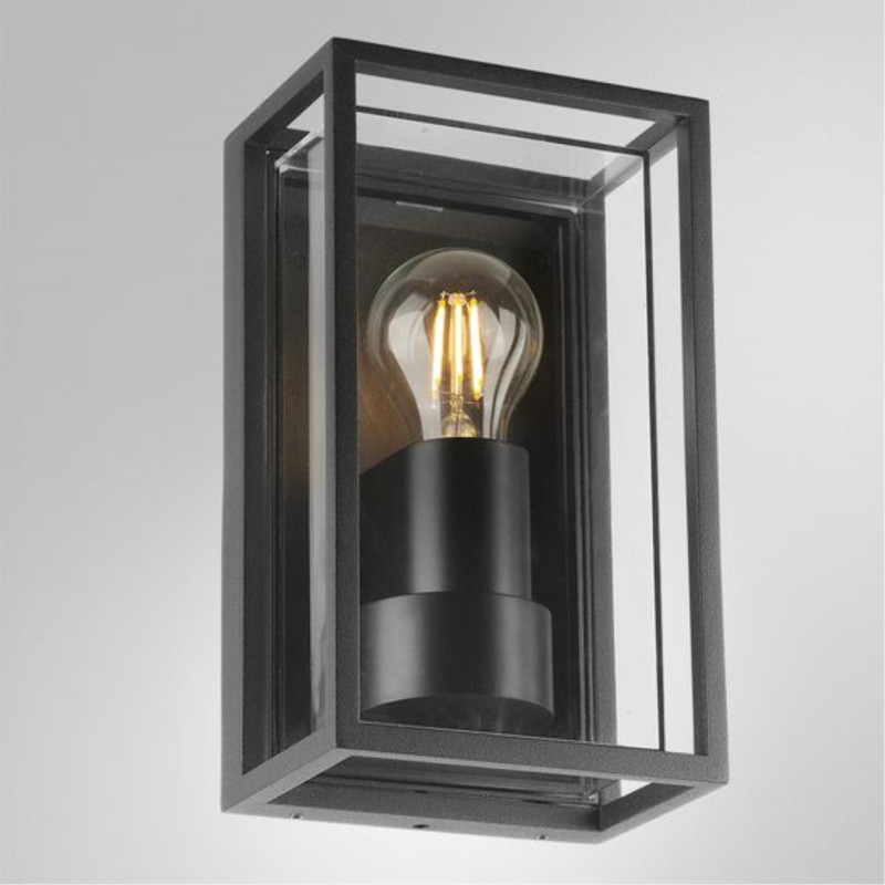 Настенный светильник 14*10*24 cм, 1*E27*15W Arte Lamp Marfik A2322AL-1BK черный