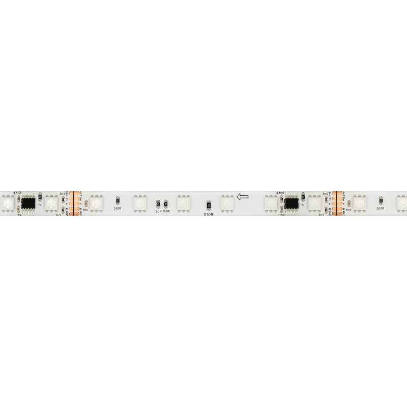 Лента герметичная DMX-SE-B60-10mm 24V RGB-PX6 (14 W/m, IP65, 5060, 5m), Arlight 039607. Цена указана за 5 метров. Продается кратно 5 метрам.