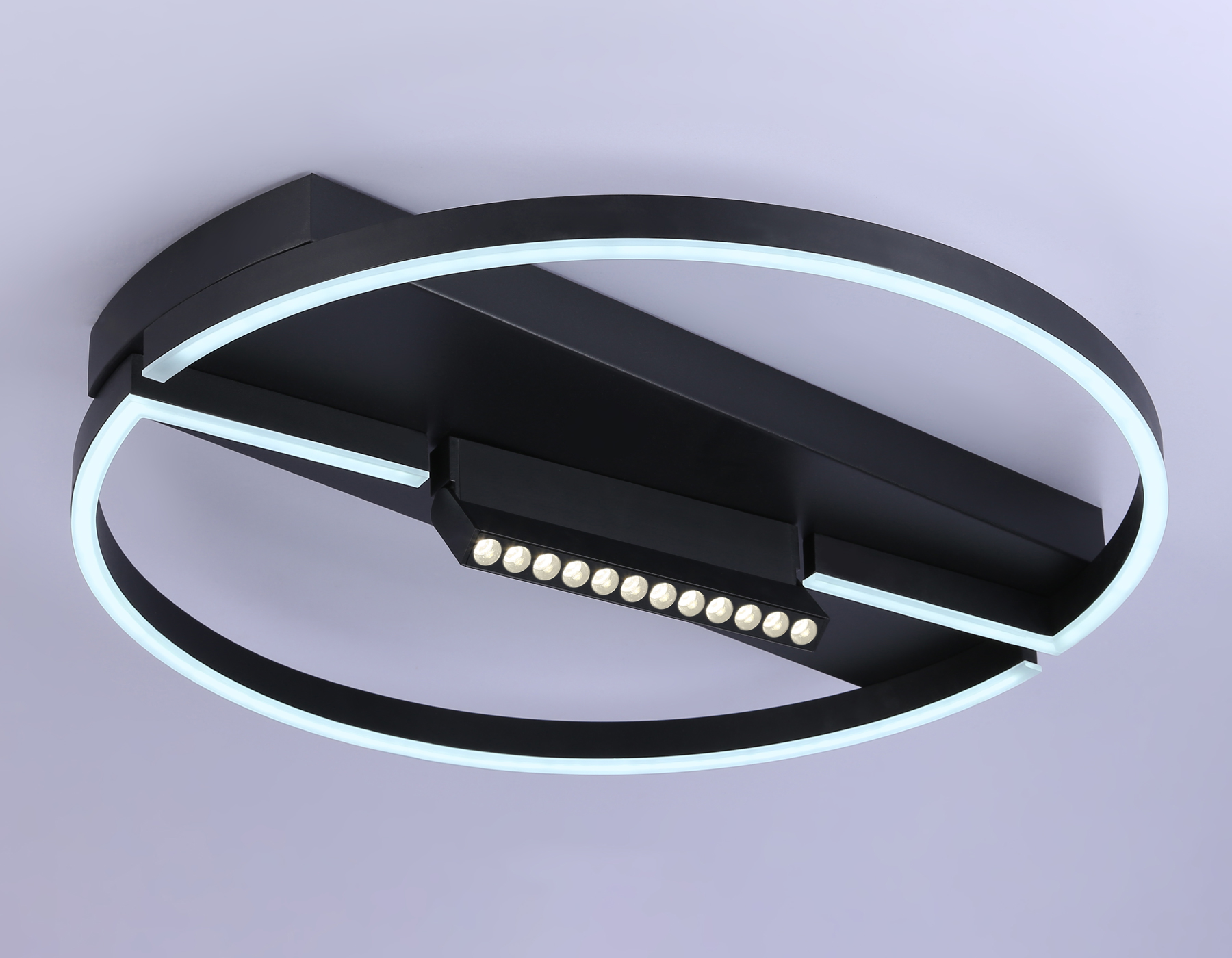 Светильник 60*11 см, LED 72W, 3000К, черный Ambrella Comfort LineTech FL51460