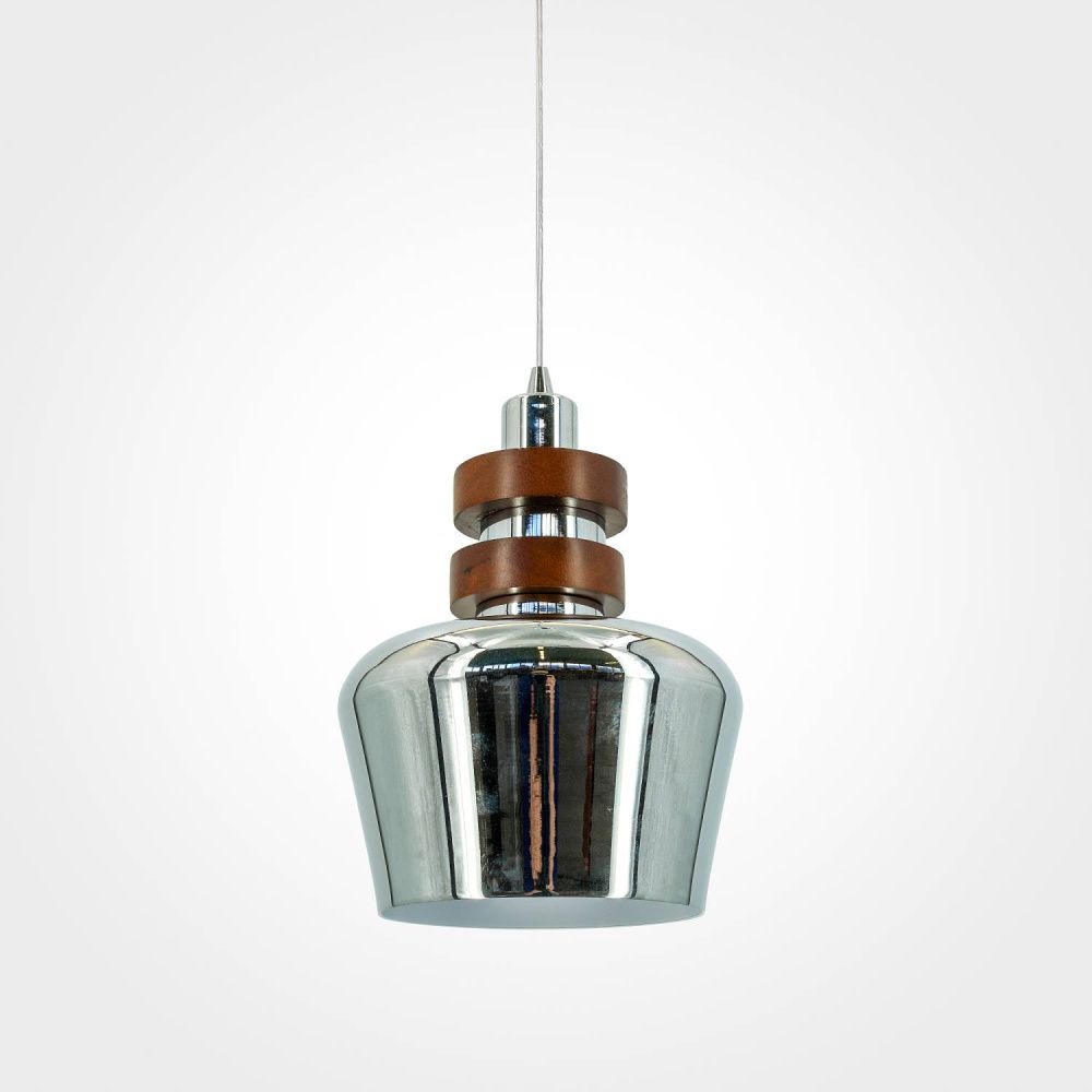 Светильник подвесной *26-200 см, 1*E27*7W, Lightera Guaviare LE105L-15C, Хром