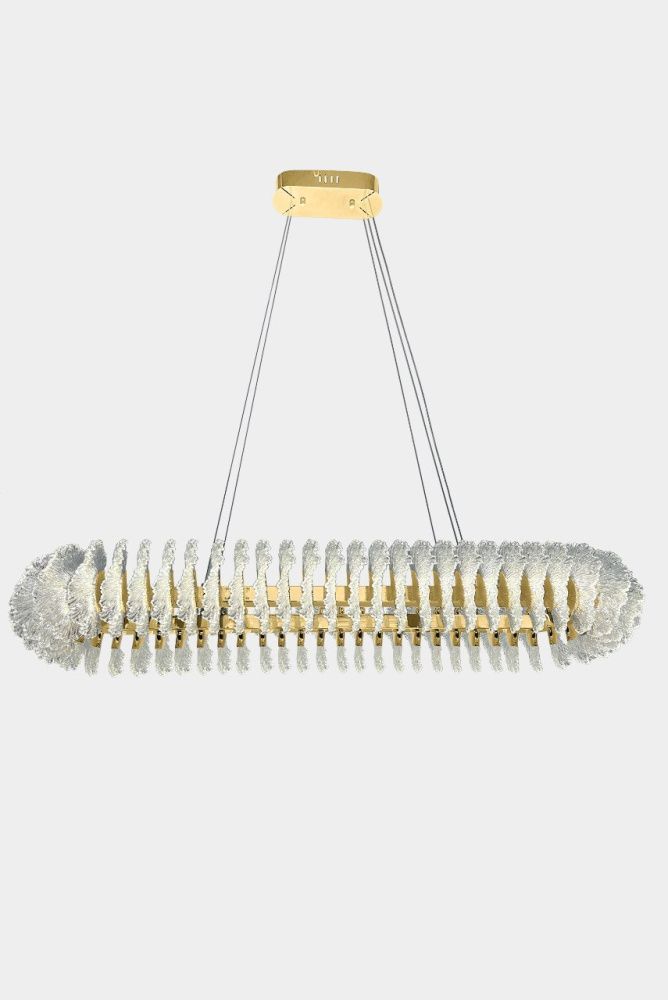 Люстра 8846-1200, L1200*380 / H180 LED, 120W, 3000/4000/6000K, Alva Donna, Золото