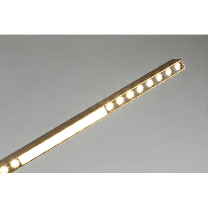 Линейный светильник 120*5*40-130 см, 1*LED, 28W, 4000K, Aployt Noella APL.051.13.28, латунный