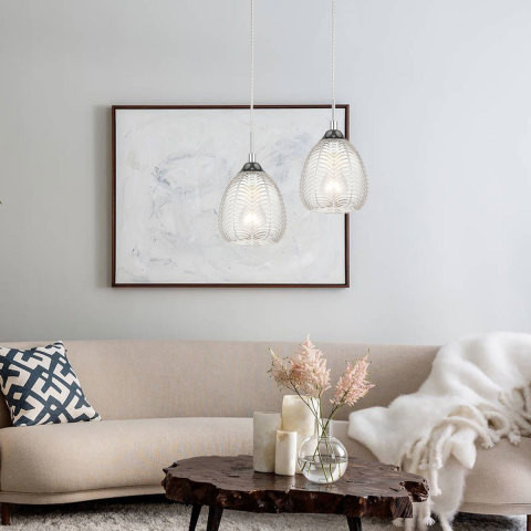 Подвесной светильник  15*148 см, 1*E27 хром Vele Luce Fiona VL5623P11