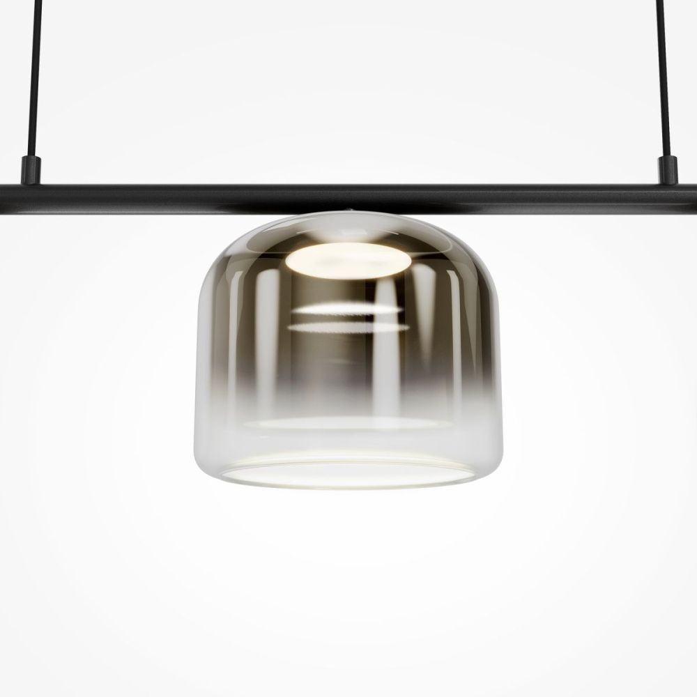 Подвесной светильник 80 см, 14W, 3000K, Maytoni Spirito MOD286PL-L12B3K, черный