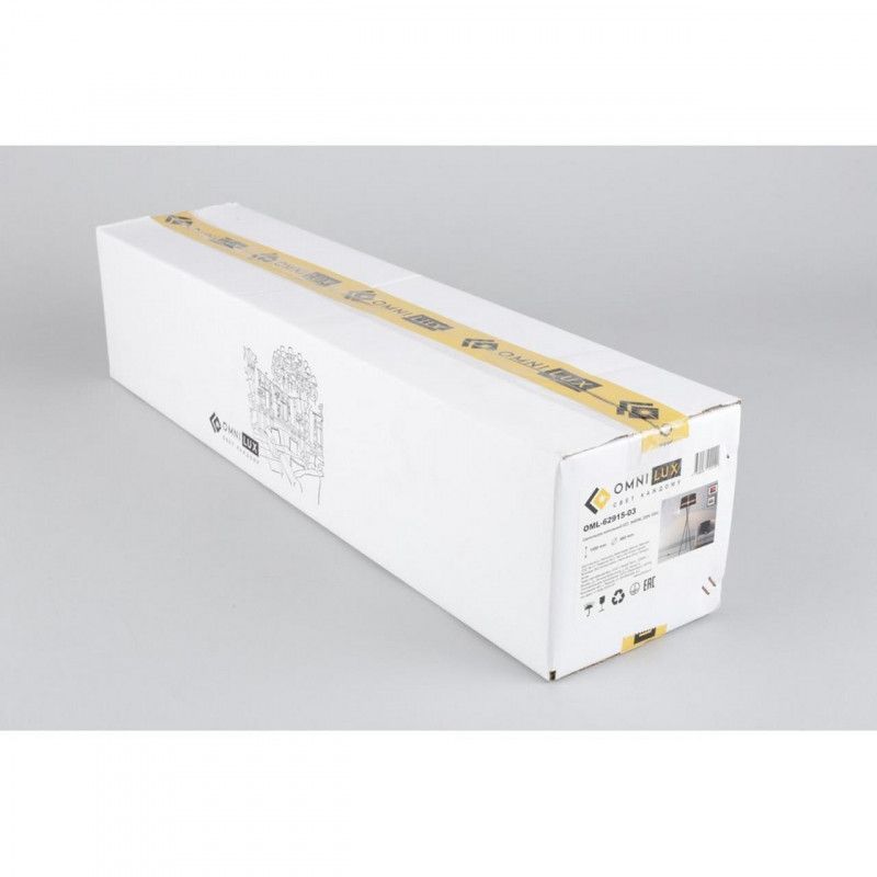 Торшер 48*159 см, 3*E27, 60W, Omnilux OML-629 OML-62915-03, черный