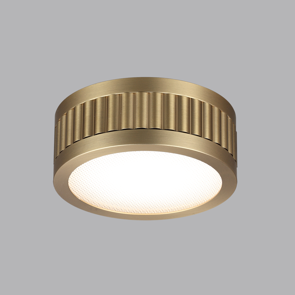 Светильник 9 см, 7W, 3000K, Odeon Light 7013/7CL, латунь