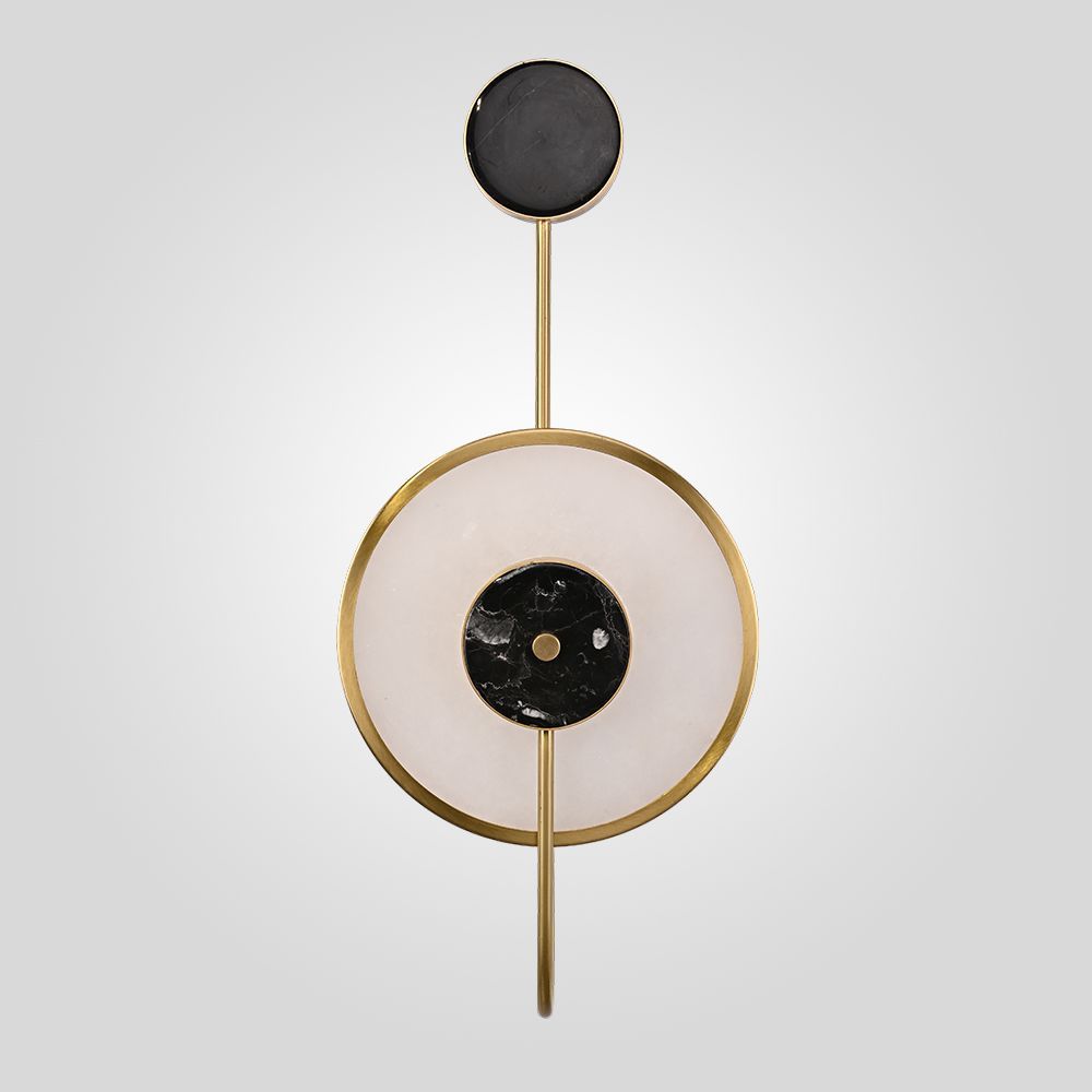 Бра-бра из мрамора LOREO A *25*46 см, 1*LED*5W, ImperiumLoft 149474-22, Латунь