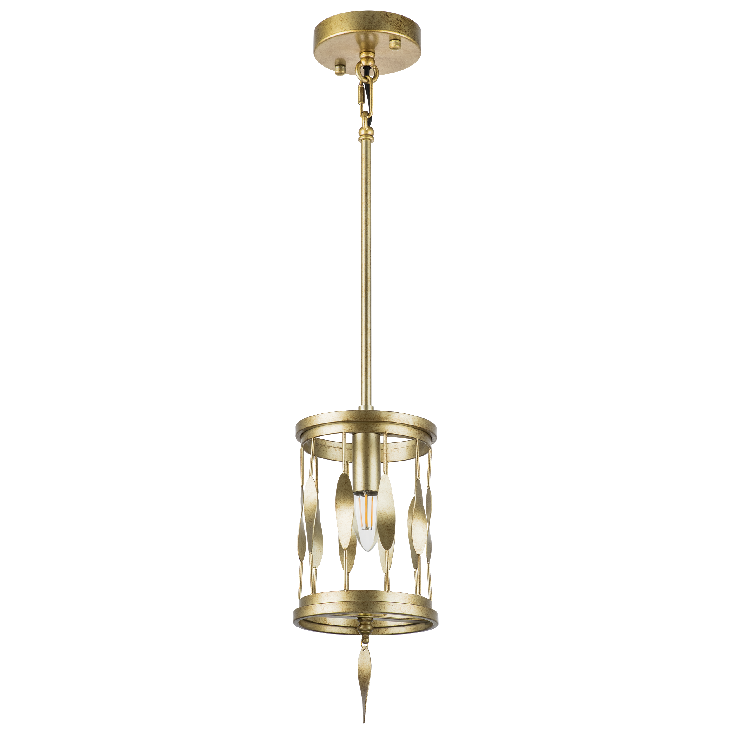 Подвес 15*15 см, 1*E14*6W, Состаренное золото Lightstar Firenze 725113