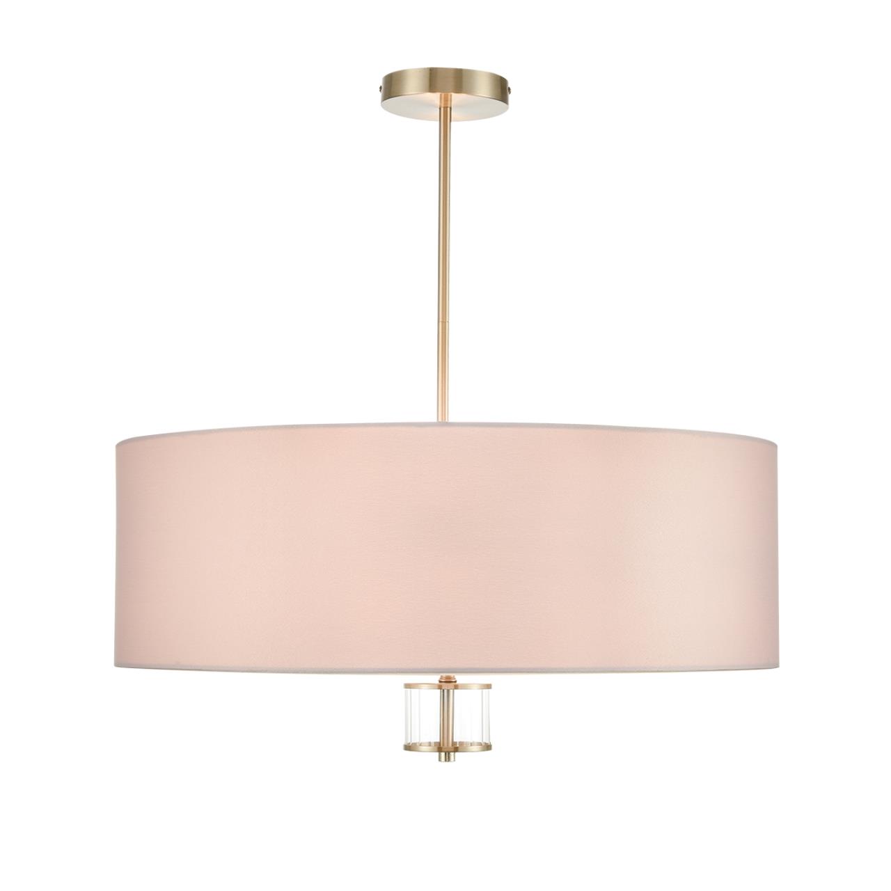 Люстра потолочная 60*60*63 см, 7*E14 Lumion Damona 8109/7C латунь титаниум