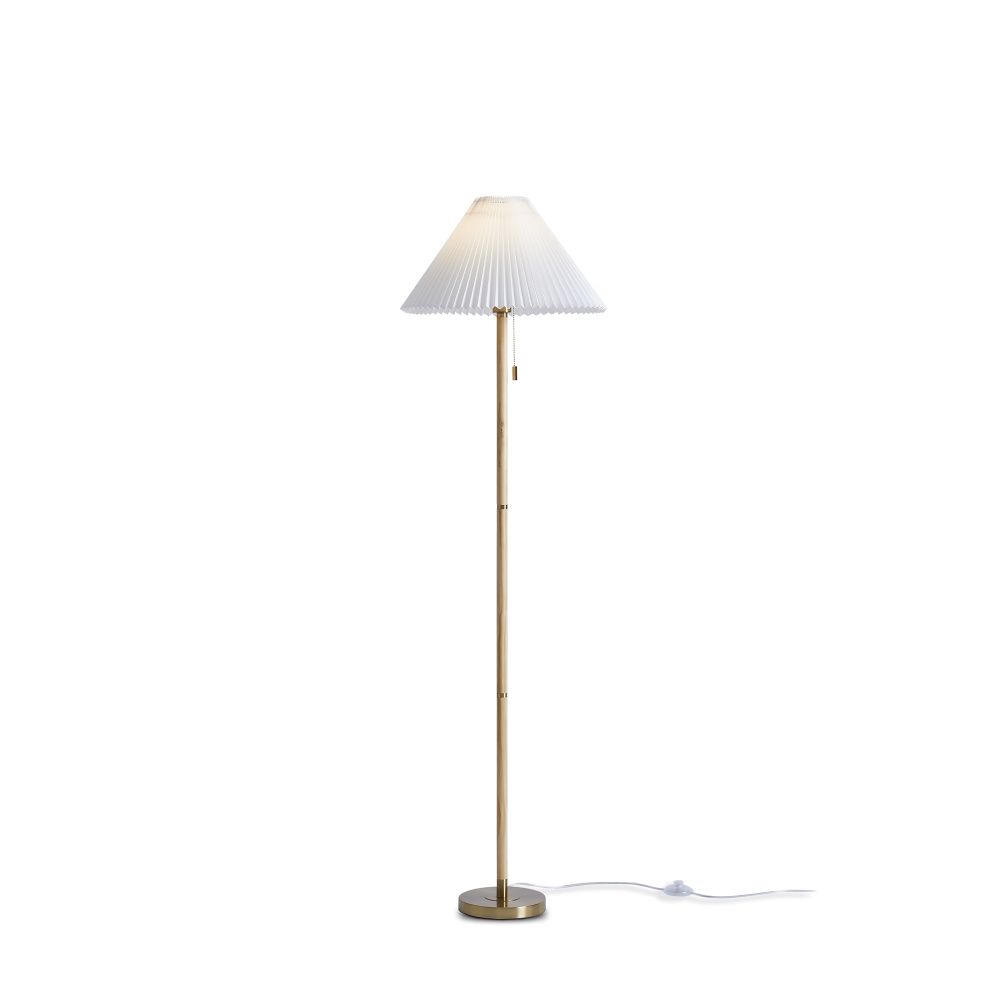 Торшер 158-158 см, 1*E27*60W Freya insley FR5533FL-01BS, Латунь