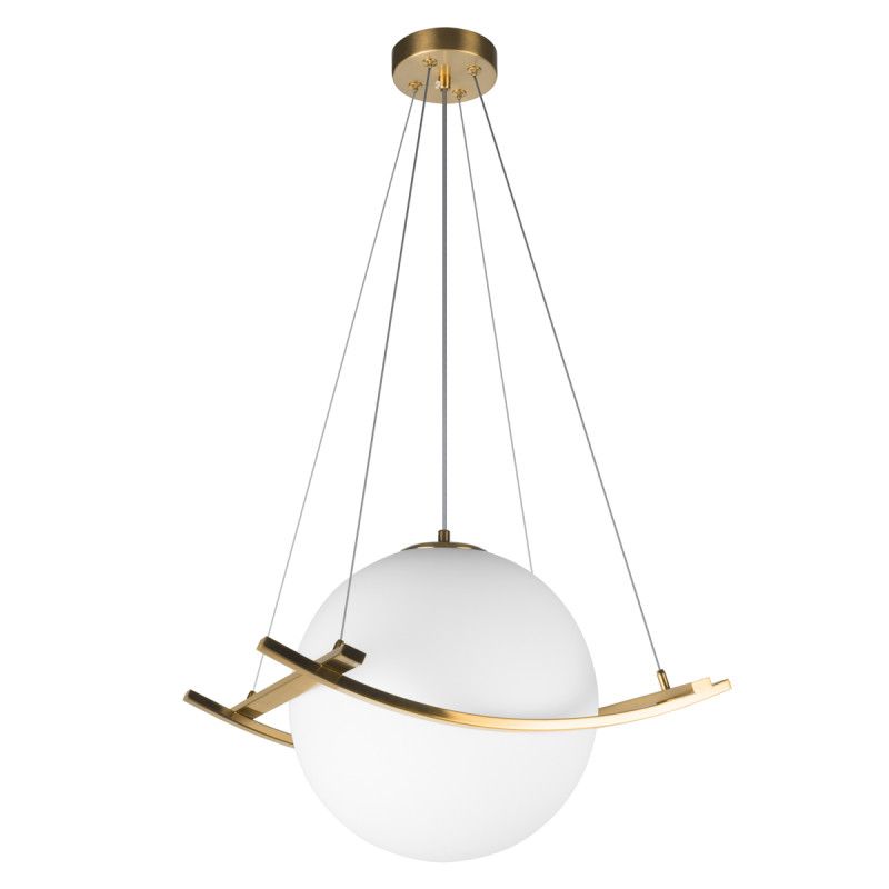 Подвесной светильник 43*43*-32,5 см, 1*E27*40W, LOFT IT Swing 10424/300, бронзовый