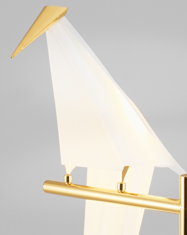 Торшер 50*25*180 см, LED 24 W, Moderli Birds V3075-2TL Золотой