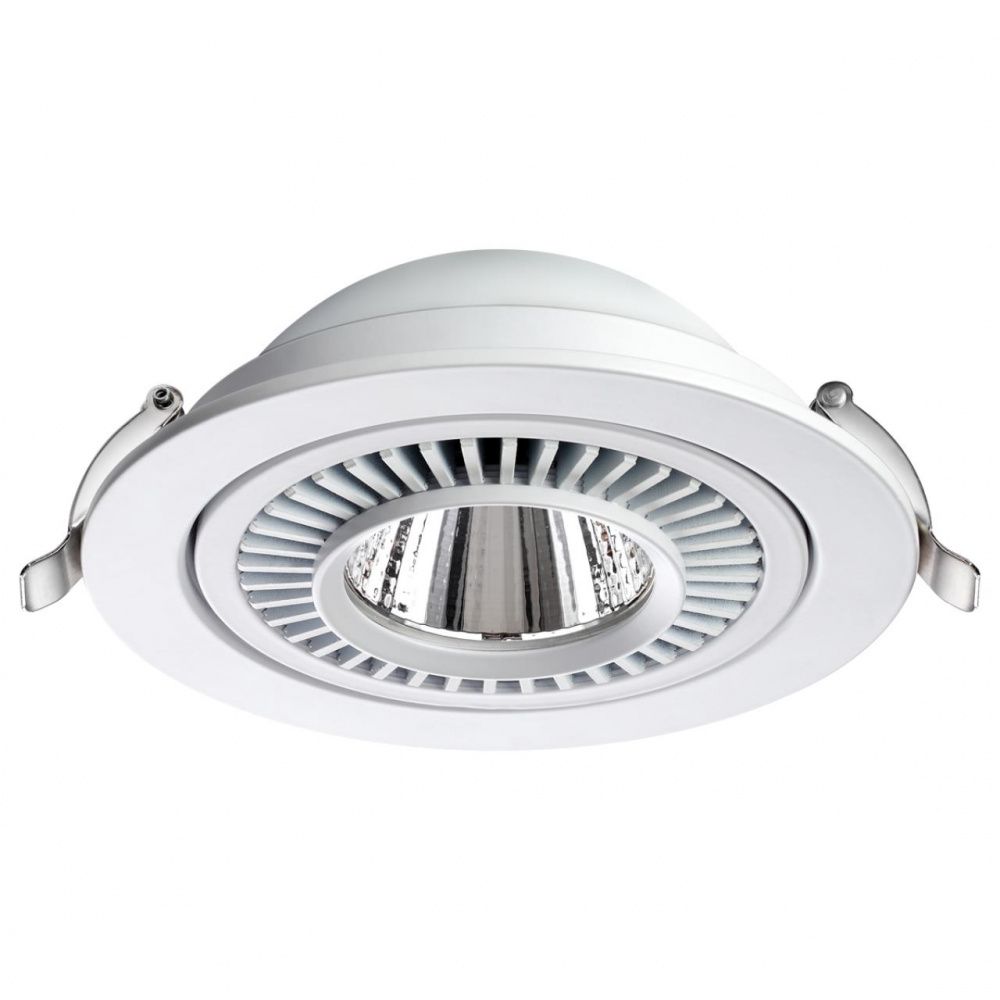 Светодиодный светильник 14 см, 18W, 4000K, Novotech Gesso 358817, белый