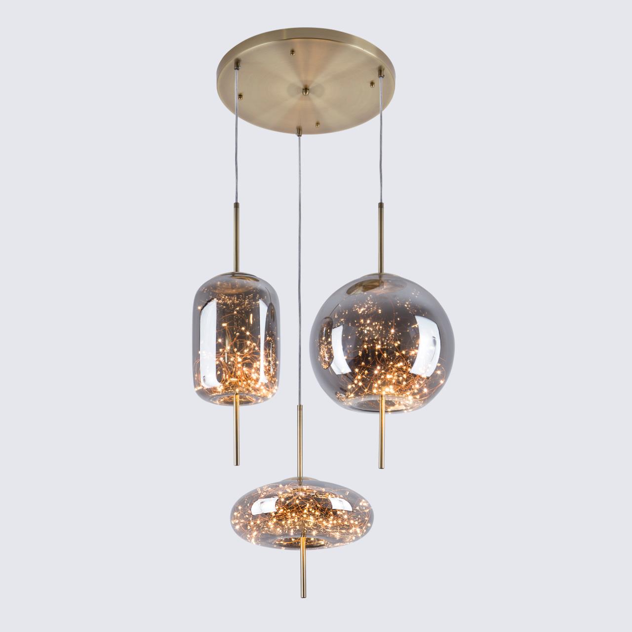 Подвесной светильник 63*63*180 см, LED 31W, 4000K, Бронза MODELUX ML.375.630
