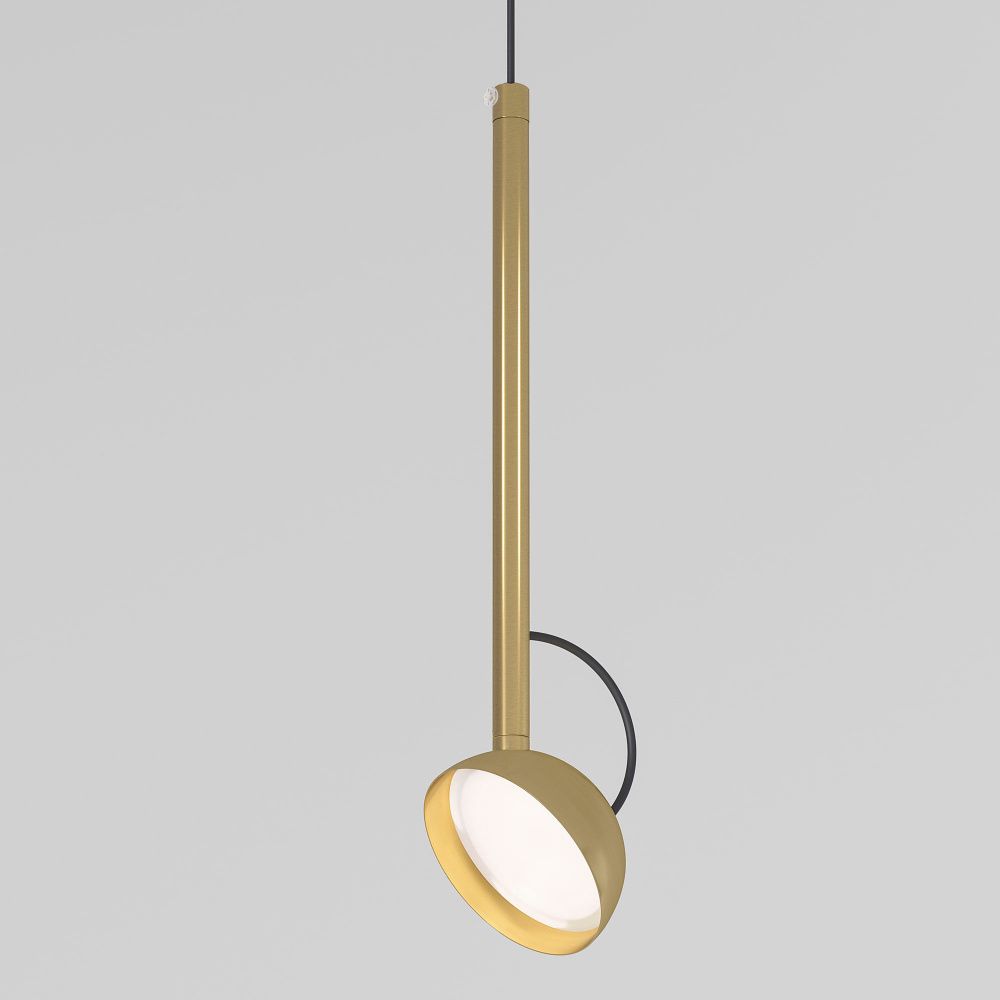Подвесной акцентный светильник 6*6*133 см, LED, 7W, 4000K, Elektrostandard Join 50313 LED, латунь