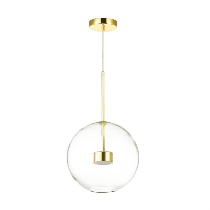 Подвесной светодиодный светильник Odeon Light Bubbles 4640/12L, диаметр 30 см, золото