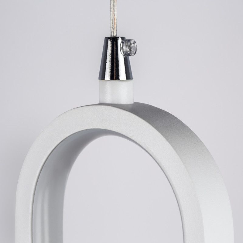 Подвесной светильник *10*50-250 см, *LED*9W, 3000K, Lightstar Saturno 749006, белый
