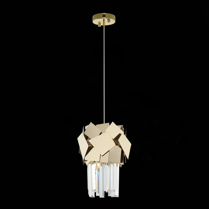 Подвес 23 см, 60W, ST LUCE CASERTA SL1232.203.01 Золотистый