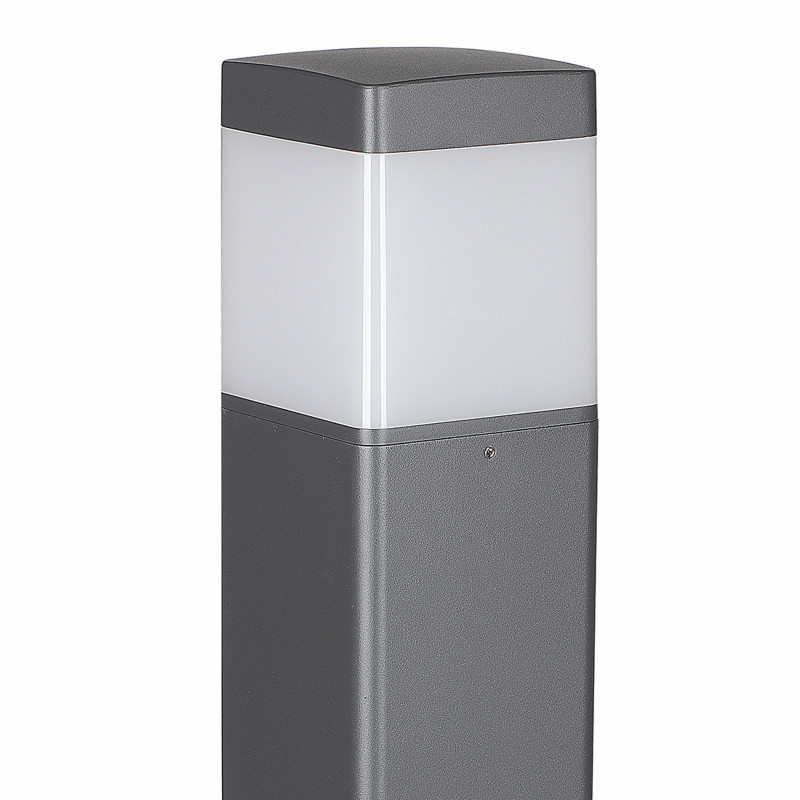Садово-парковый светильник 11*11*65 см, E27 * 1 20W, 3000К Mantra Chicago 8109, серый
