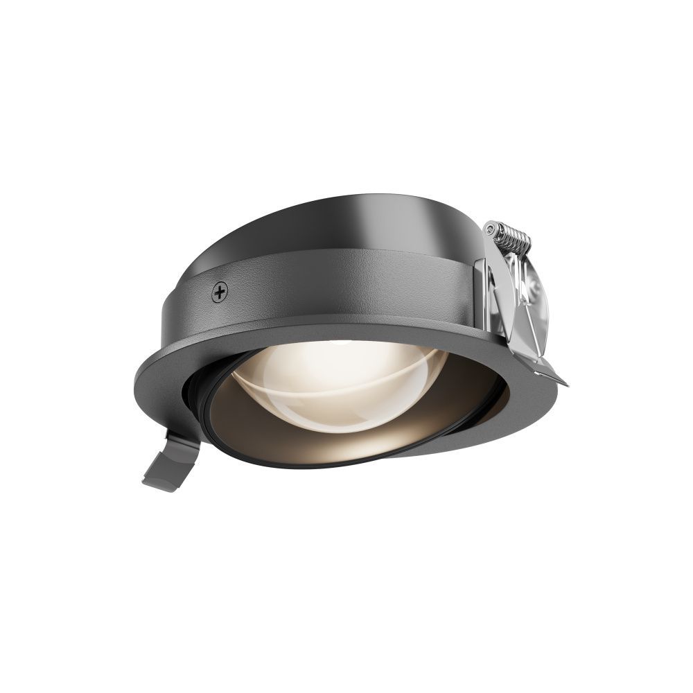Встраиваемый светильник  DL105-12W4K-B **-4,5 см, *LED*12W, 4000K, Maytoni technical Lens DL105-12W4K-B, Черный