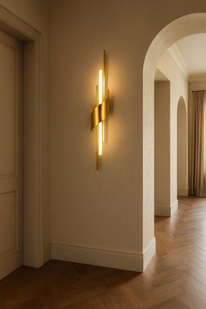 Бра 12*11*-64 см, *LED*6W, 4200K, Modelux  ML.655.650 BS, Латунь