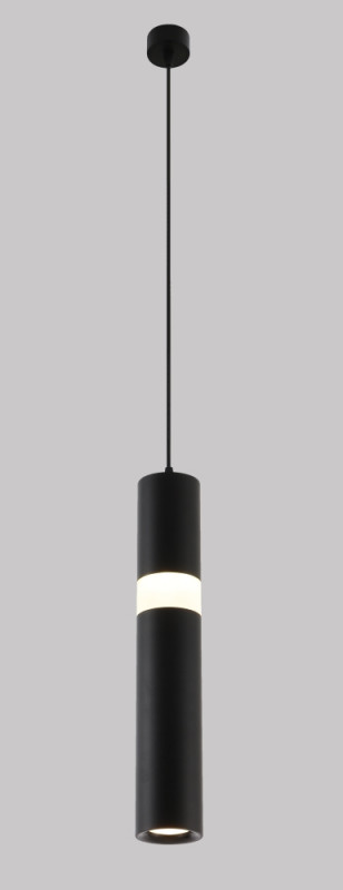 Светильник подвесной 6 см, 1*5W/10W/15W, 4000K, Crystal Lux CLT 038C360 BL Черный
