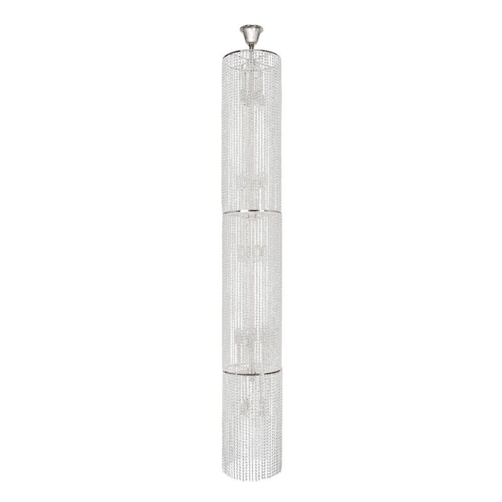 Люстра *35*263 см, 20*E27*60W, Arti Lampadari Lazio Nickel Lazio E 1.9.35.502 N, Матовый никель