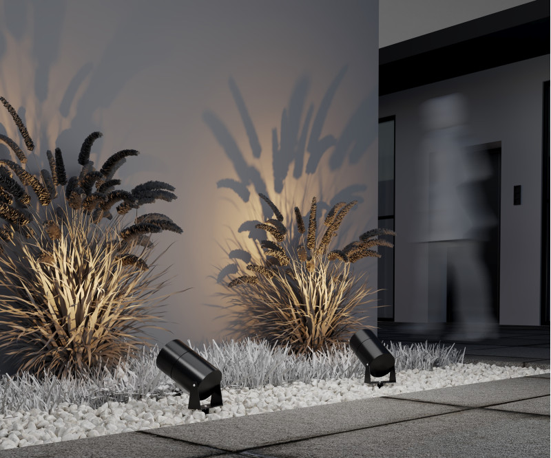 Светильник 11 см, 15W, 3000K, Maytoni Bern O050FL-L15GF3K, графит