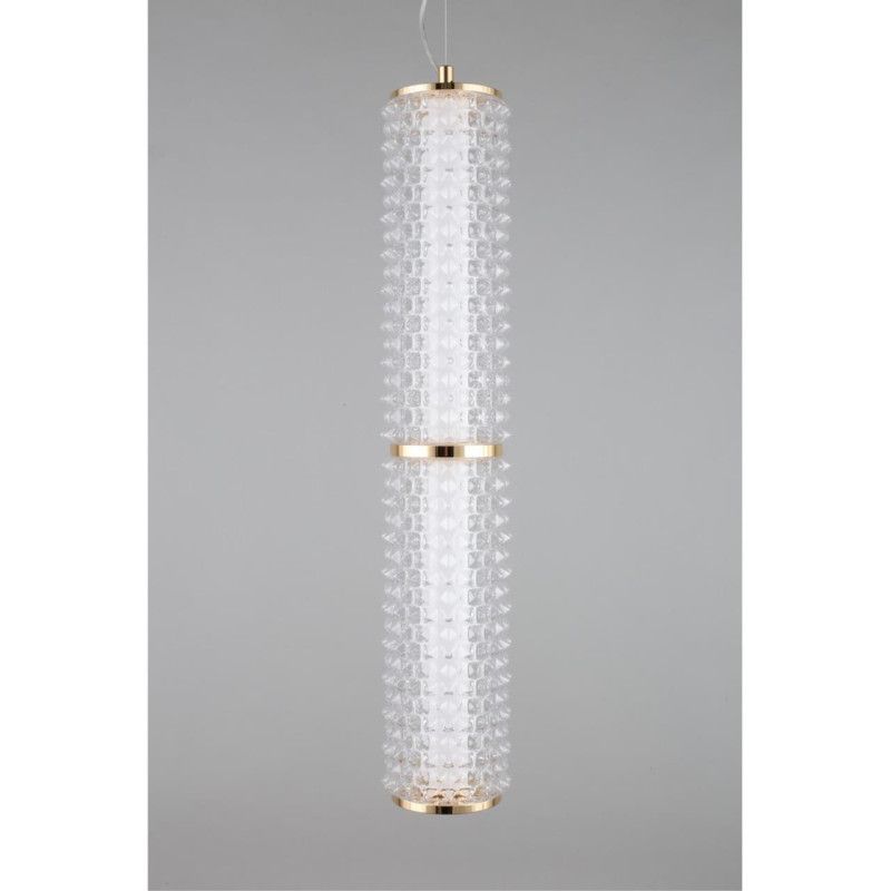 Подвесной светильник 15*105-210 см, 1*LED, 29W, 3000K, Aployt Ozann APL.331.06.29, золотой