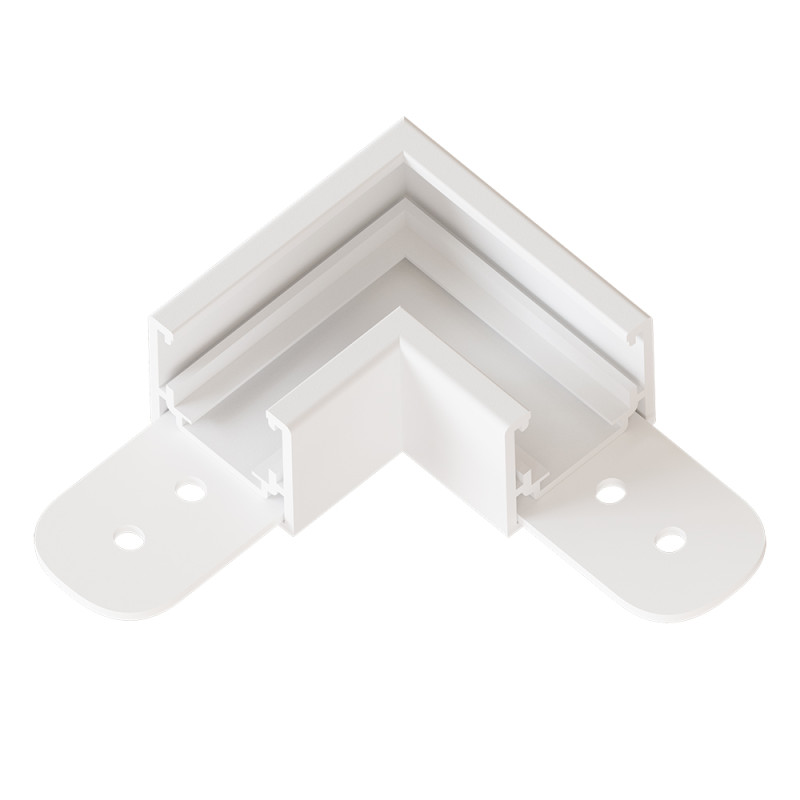 Коннектор угловой для шинопровода 5*2,5*5 см, * белый Arte Lamp Optima A740633