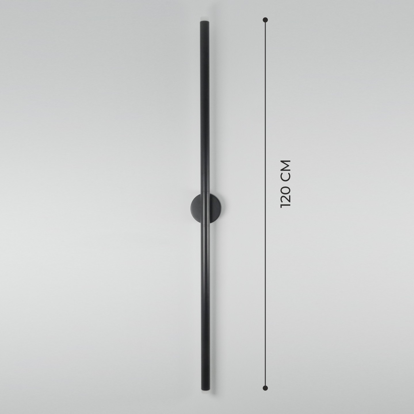 Светильник настенный ElegantLight DZN-4414 BLACK D60/H1200/2/LED/6W/3000K 22-10 VISION