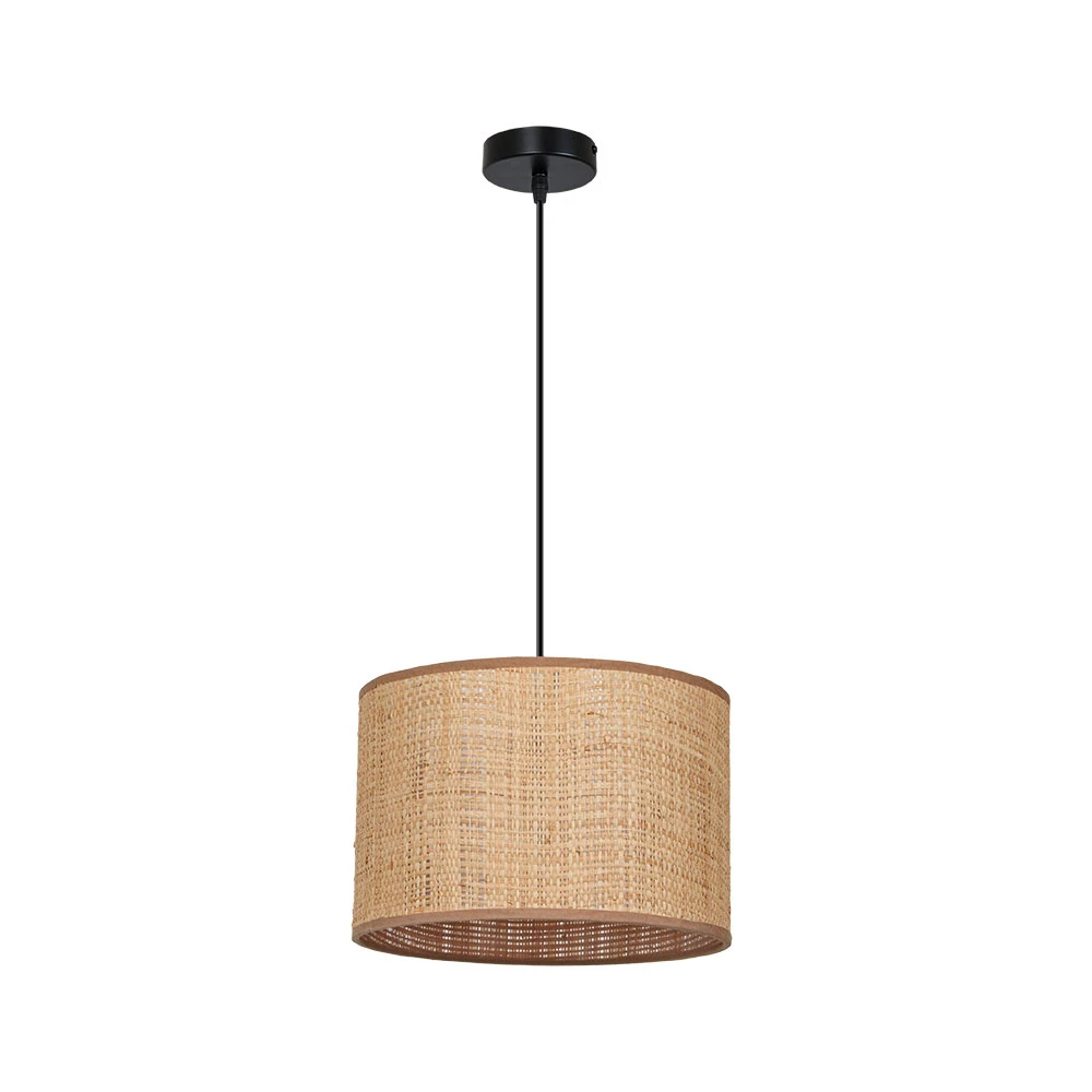 Светильник подвесной 30*30*25 см, 1*E27*40W, Arte Lamp Straw A7090SP-1BK, Черный