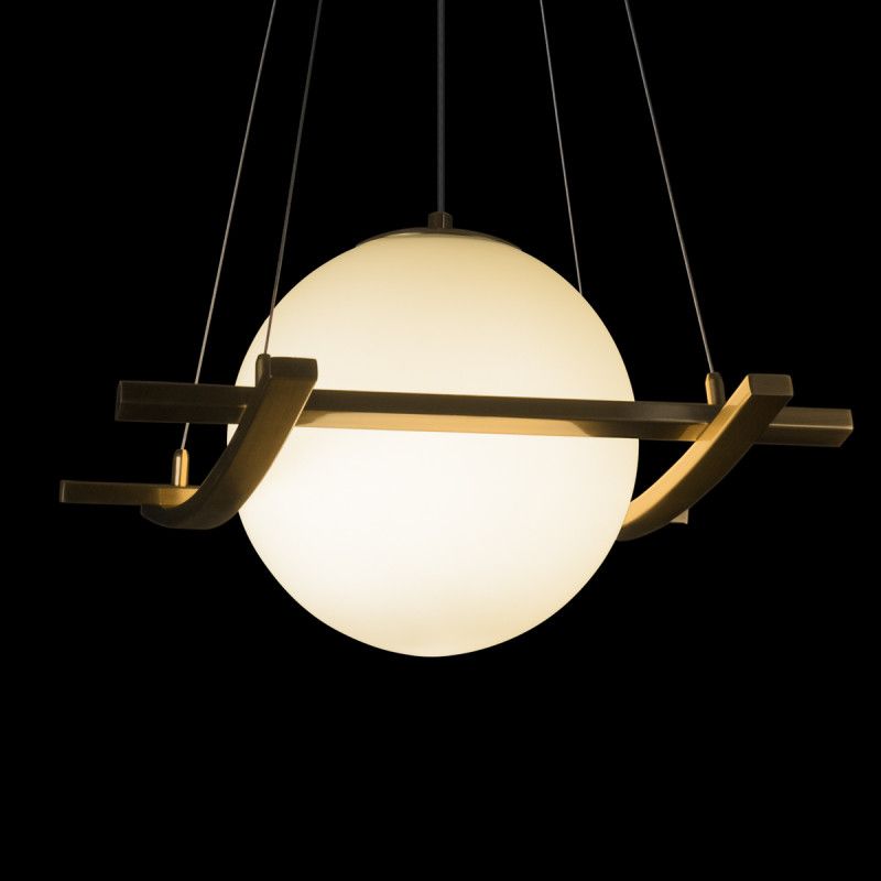 Подвесной светильник 32*32*-22,5 см, 1*E27*40W, LOFT IT Swing 10424/200, бронзовый