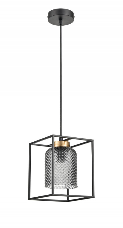 Подвесной светильник 17*17*146 см, 1*E27 черный, золото Vele Luce Morrison VL5472P01