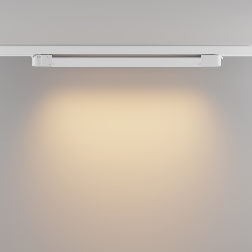Трековый светильник 61*3,5*-6 см, *LED*20W, 2700K, Maytoni Technical Basis TR196-3-20W2.7K-W(N), Белый