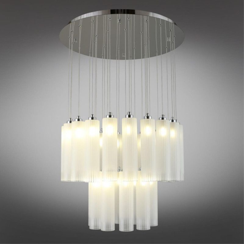 Подвесная люстра 60*60-110 см, 30*G9, 3W, Aployt Francesca APL.859.06.30, хром