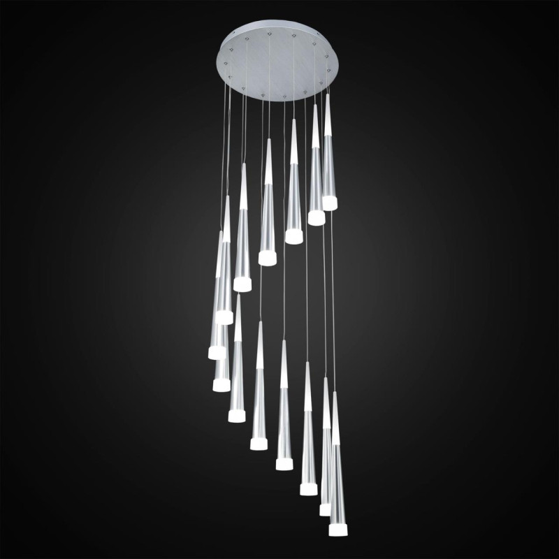 Люстра 45*300 см LED*98 W, 3000 К Citilux Вегас Алюминий CL227140