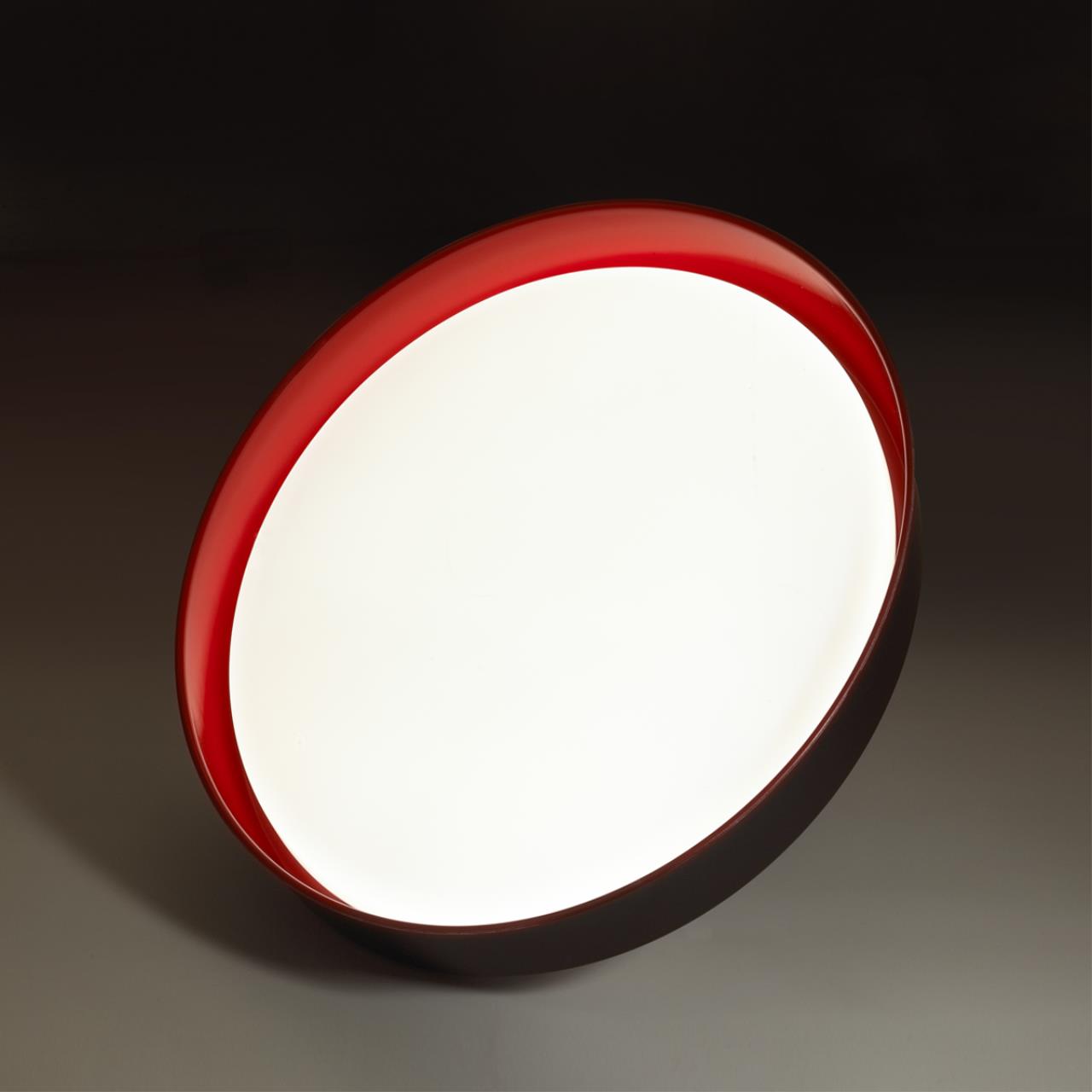 Cветильник 40 см, LED 1*48W, 4000 К, Sonex Tuna Red 7710/DL, белый/красный