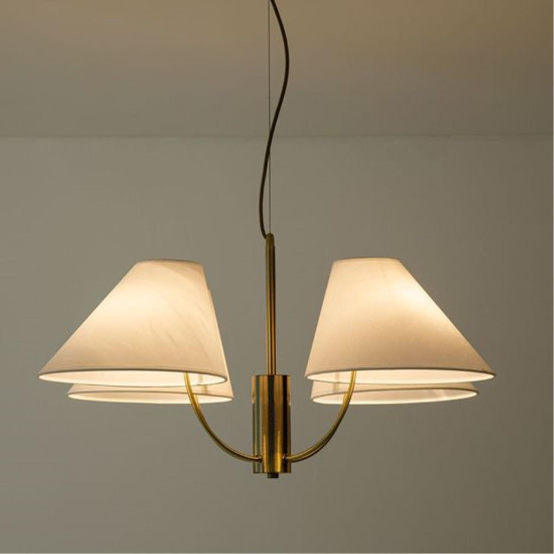 Подвесная люстра 85 см, Arte Lamp RONDO A4086LM-4AB, бронза