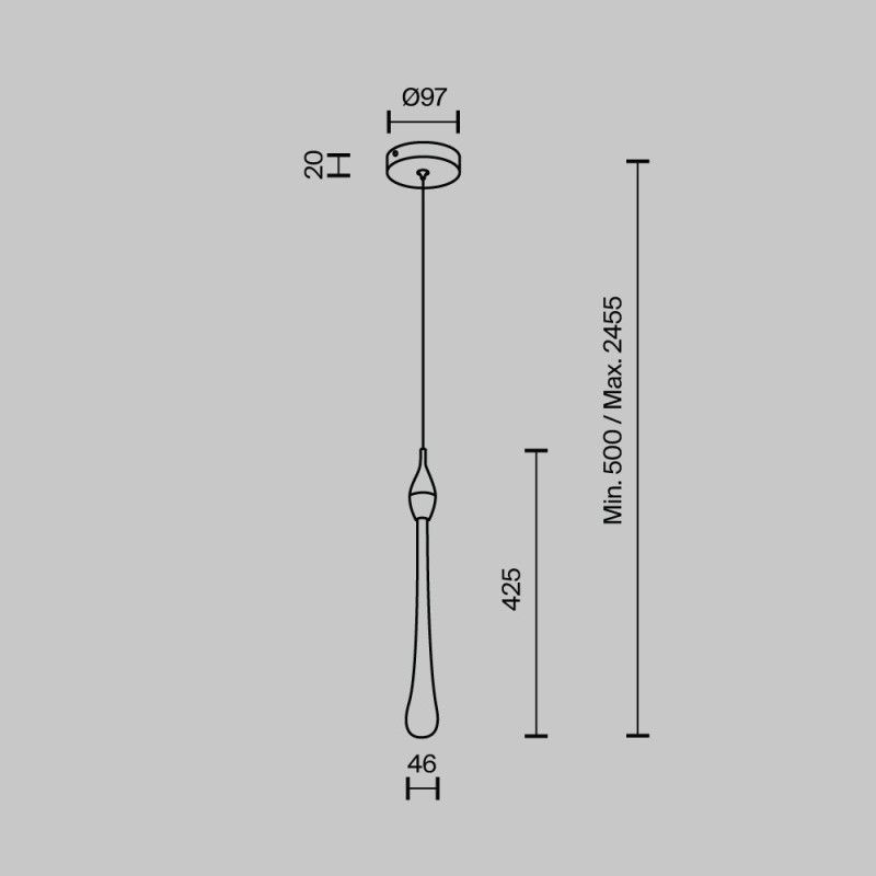 Подвесной светильник MODESTYLE MS.88920.1 GD