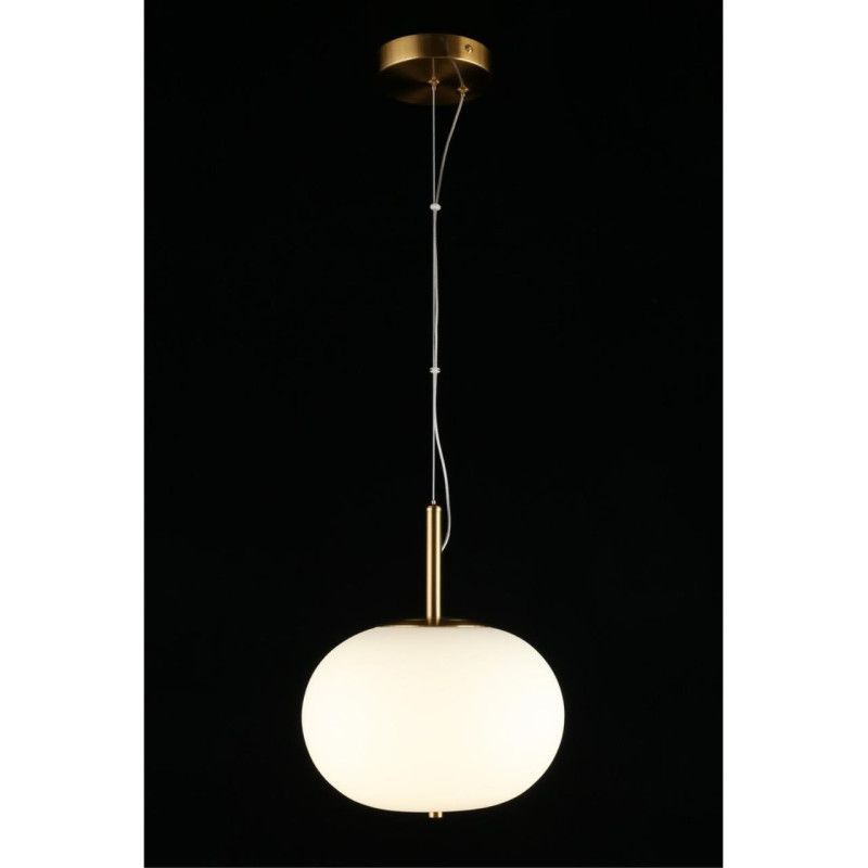 Подвесной светильник 24*40-150 см, 1*LED, 15W, 4000K, Aployt ADELI APL.646.06.15, латунный