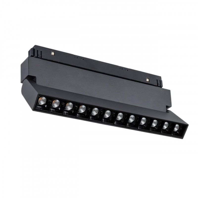 Трековый светильник 21,9*2,2 см, 1*LED*12W, 2700-6000К, Arte lamp Linea Черный A4696PL-1BK