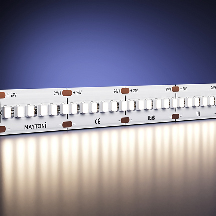 Светодиодная лента Ultra 24В 2216 20Вт/м 4000К 5м IP20 201064 Maytoni  Led Strip, цена за метр, отгружается по  5 м