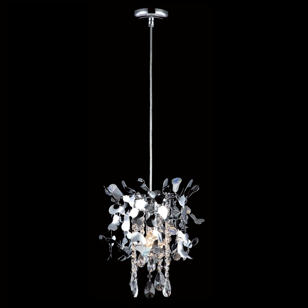 Светильник подвесной 25 см, Crystal Lux ROMEO SP2 CHROME D250 Хром