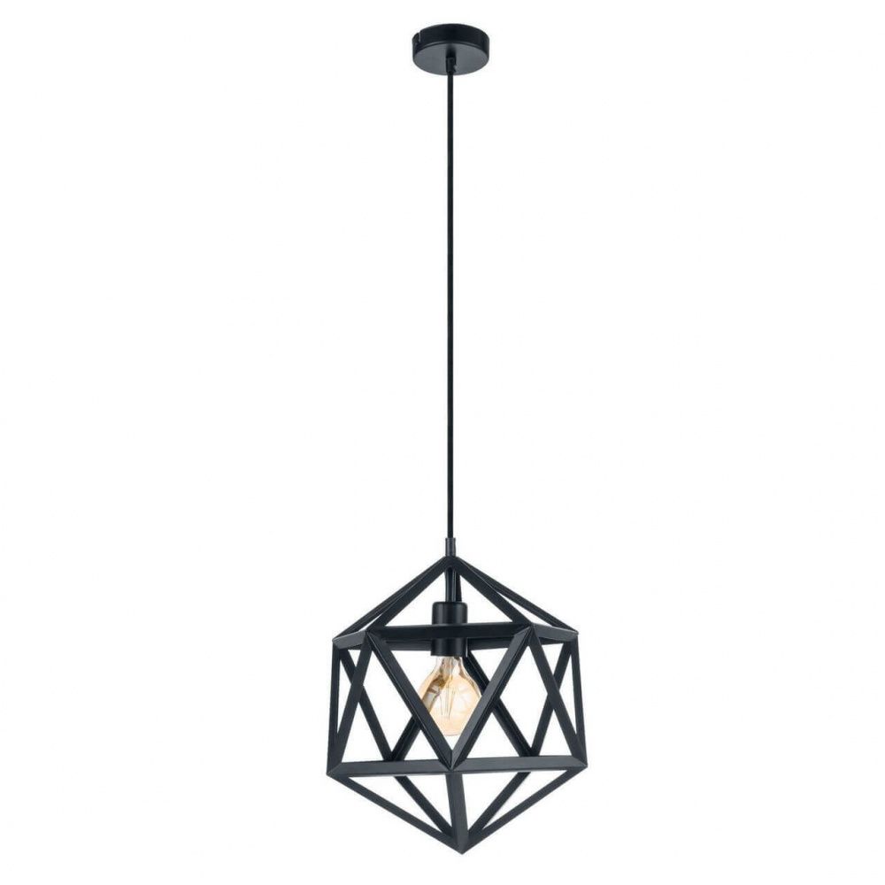 Подвесной светильник Eglo Embleton 49762, диаметр 46 см, черный