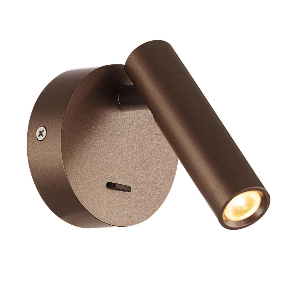 Светильник 11 см, 3W, 3000K, Citilux DEKART CL704103, коричневый